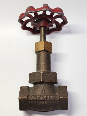 VTG Walworth Fig 225P Brass Gate Valve 1/2  350 S 1000 OWG Threaded NPT