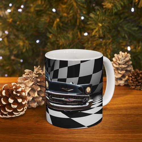 Classic Hot Rod Ceramic Mug 11oz - Picture 2 of 6