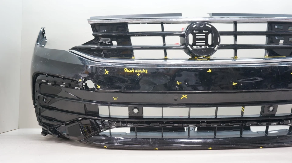 VOLKSWAGEN TIGUAN R LINE 2022-2024 PARACHOQUES DELANTERO CUBIERTA CON REJILLA OEM Foto 2 de 4