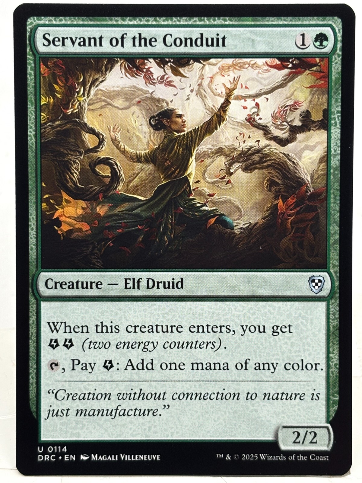 Servant Of The Conduit NM/M* Aetherdrift Commander ENGLISH 0114 mtg -UnltdCards