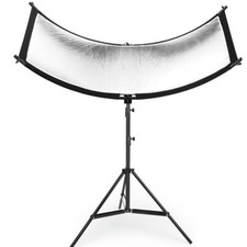4-in-1 U Shaped Reflector 39.4x19.7" Curved Reflector for Studio Portrait Still