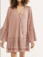 Free People "Can't Help It" Women's Pullover Mini Pink Clay Dress. Sz M