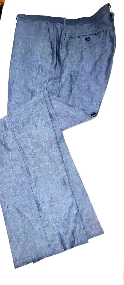 Enzo Tovare Men's Size 42R Blue Suit / Trousers / Dress Pants - Image 4 of 4