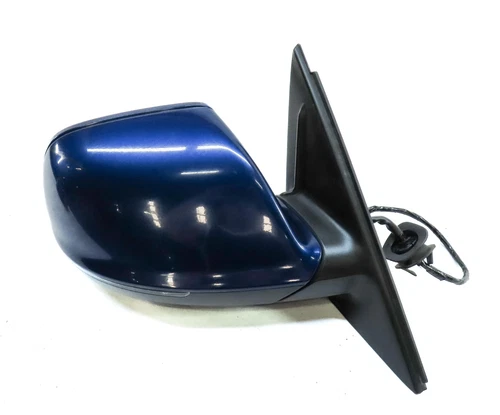 09-14 AUDI Q5 (8R) RIGHT P-FOLD HEAT AUTODIM MEMORY DOOR MIRROR w/ LIGHT (BLUE)