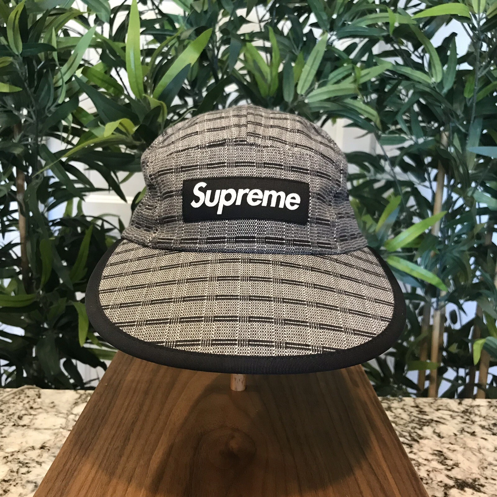 Logo boîte Supreme Camp Cap S/M Ss16 flambant neuf
