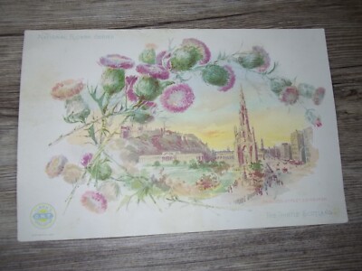 antique trade card Clark's O.N.T. cotton thread advertising 1893 copyright   Z26