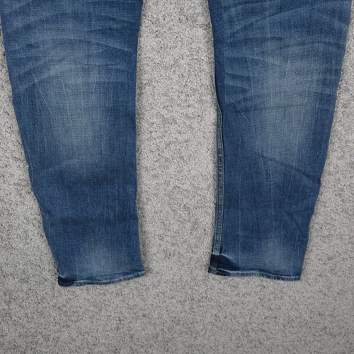 SUPERDRY LOOSE MEN'S JEANS W31 L30 DENIM DISTRESSED JAPAN WIDE LEG STRETCH - Picture 9 of 9