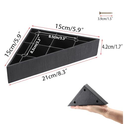 4PCS Plastic Furniture Legs Heavy Duty Triangle Couch Legs Sofa Legs eBay