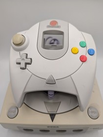 Sega Dreamcast HKT 3020 Console Controller And Cables Tested