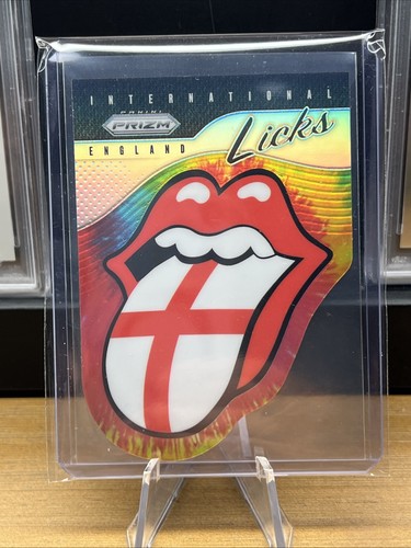 2025 Panini Prizm ROLLING STONES TIE DYE INTERNATIONAL LICKS ENGLAND /49 #10 - Picture 12 of 12