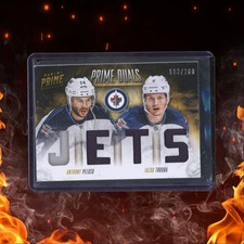 2013-14 Panini Prime Anthony Peluso / Jacob Trouba Duals Jersey 103/200 #D-PT