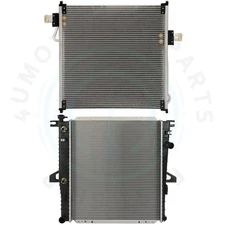 Radiator & Condenser Cooling Kit For 1998-2007 Mazda B3000 Ford Ranger 3.0L V6