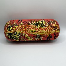 Ed Hardy Vintage Tattoo Eyewear Sunglass Case Red Stick Tattoo ART