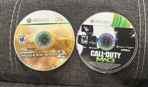 Call Of Duty Modern Warfare 2 & 3 MW2 & MW3 Microsoft Xbox 360 ~ Funziona benissimo! - Foto 1 di 3