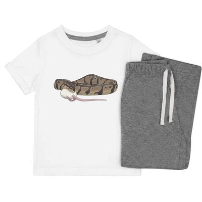 Kinder Nachtwäsche-/Pyjama-Set ''Python Eating Mouse'' (KP038598)