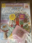 Love Embroidery magazine #77 2026 inc Mini Bunny kit & Embroidery Bead set