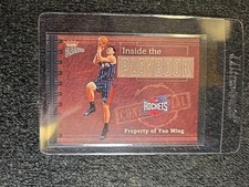 2002-03 Yao Ming (RC) 393/400 MT* Leer Platinum #15PB Inside The Playbook Q