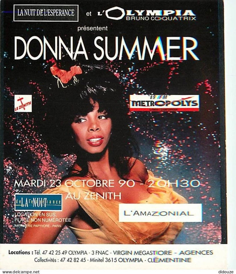 Carte Postale - Musique - Donna Summer - Carte Neuve - CPM - Voir Scans Recto-Ve - Photo 1/2