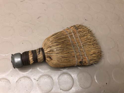 Vintage Draht umwickelter Strohbesen Besen / Bürste - Bild 6 von 11