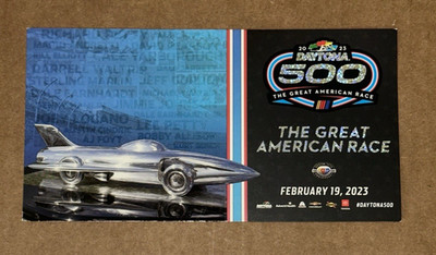 2023 Daytona 500 Race Ticket Stub 65th Running Nascar Rickey Stenhouse Jr Winner