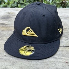 Y2K QUIKSILVER x NEW ERA SKATE/SURF BASEBALL HAT Fitted Cap Sz 7 1/4