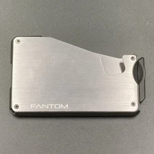 Fantom S Quick Access Extra Slim Wallet - Brushed Aluminum