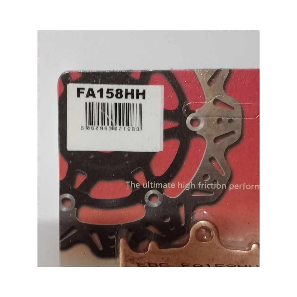 Pastillas de freno de disco delanteras sinterizadas EBC para Suzuki SV650 / SV650X (2019 a 2025) Foto 4 de 4