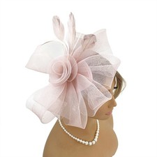 European Bridal Headband with Vintage Lace and Flowers for Wedding Day