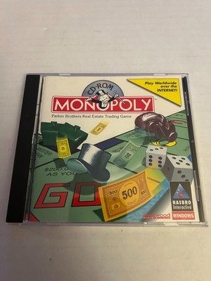 Hasbro Interactive MONOPOLY 1997 PC Computer Game CD-ROM
