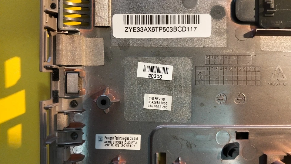 Scocca inferiore / Bottom Case HP G62-165SL – Base cover originale – Solo chassi - Image 3 of 3