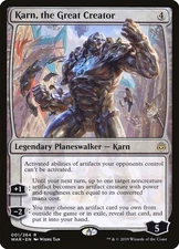 ** Karn, the Great Creator ** [NM] War of the Spark MTG Planeswalker Sideboard