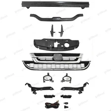 For CR-V 2010-11 Front Bumper Reinforcement, Bracket, Chrome Grille & Fog Lights