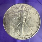 1944 Walking Liberty Half Dollar United States Silver Coin