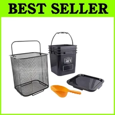 Black Pellet Bucket Kit - 20lb Capacity