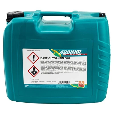 ADDINOL BASF GLYSANTIN Frostschutz Frost Kühlerfrostschutz Konzentrat G40 Pink 20 Liter
