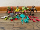 Vintage TMNT Lot Muckman, Mondo Gecko, Napoleon Bonafrog, Fugitoid