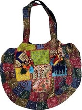 Beautiful Handcrafted Embroidered Bag with Vibrant Design and Ornate Pattern