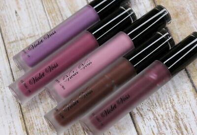Violet Voss Cosmetics MATTE LIQUID LIPSTICK Lip Color Gloss Full sz Boxed U  PICK | eBay