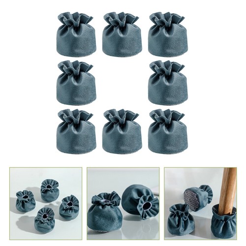 8 Pcs Fabric Chair Feet Gloves Table Leg Protectors for Hardwood Floors