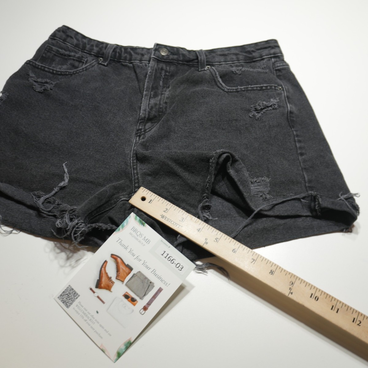 Short en gaze froissée à taille haute pour Femme (entrejambe de 12,5 cm