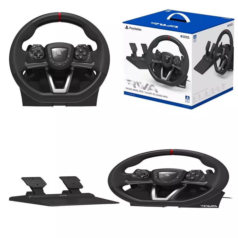 Hori Racing Wheel Apex Lenkrad + Pedale PC, PlayStation 4, PlayStation 5  810050910323