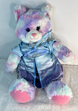 Build A Bear Pastel Sherbet Swirl Musical Kitty Cat 16 Plush w/ Dress