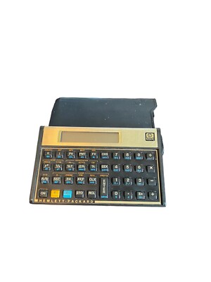 Hewlett-Packard HP-12C Programmable Financial Calculator w/Case