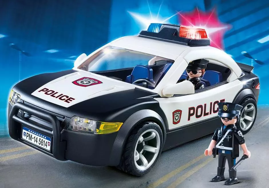 Playmobil 5673 City Action Police Cruiser Building Set Police Car Vehicle