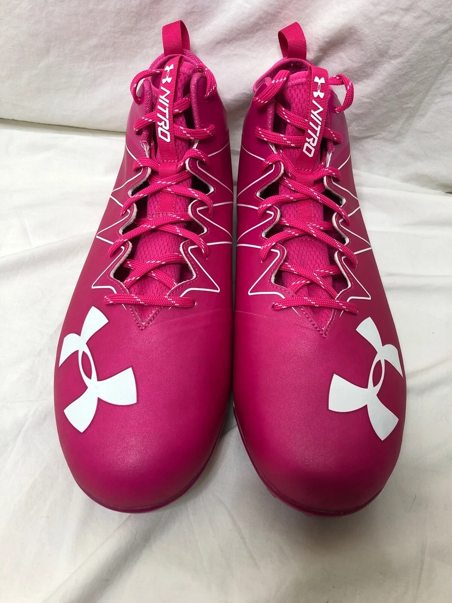 Under armour breast cancer cleats cheap