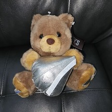 1997 Hershey Kiss Chocolate Candy Teddy Bear Plush Retro Vintage With Tags 8"