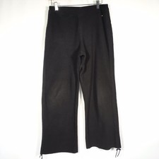 Tommy Hilfiger Women  s Sz. Small Sleepwear Sweat Pants Black Fleece Box Logo