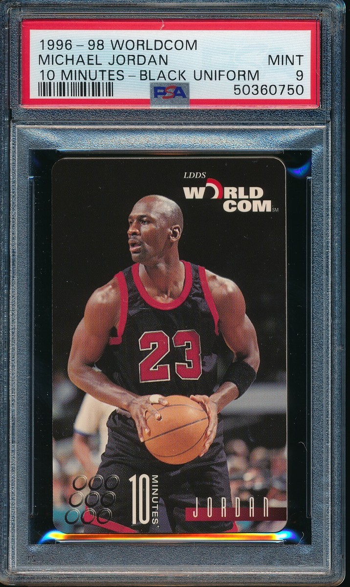 その他 1996 L MICHAEL JORDAN PSA 9 MINT PSA 9 MICHAEL JORDAN 1996-98 Worldcom Calling Cards 10 Minutes HOF