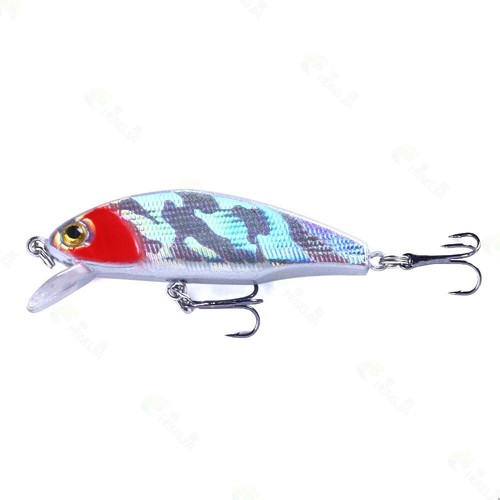 9pcs 5cm/3.1g Fishing Lure Plastic Minnow Hooks Bass Bait Crankbait Trout - Picture 32 of 34