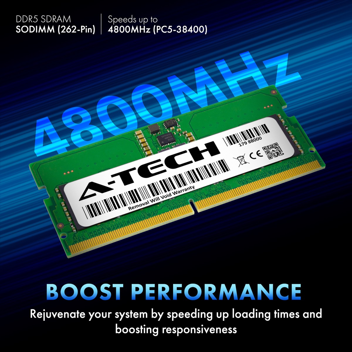 8GB DDR5 4800 MHz PC5-38400 SO-DIMM HP 5S4C3AA Equivalent Laptop